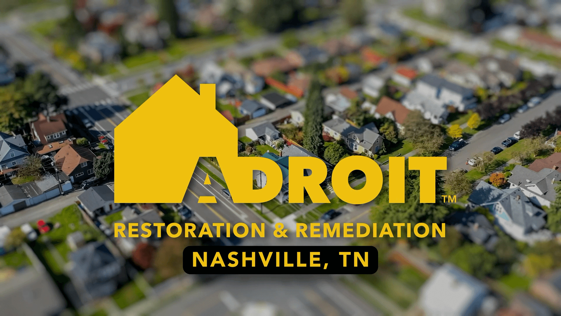 Adroit Restoration Thumbnail for Brand Video