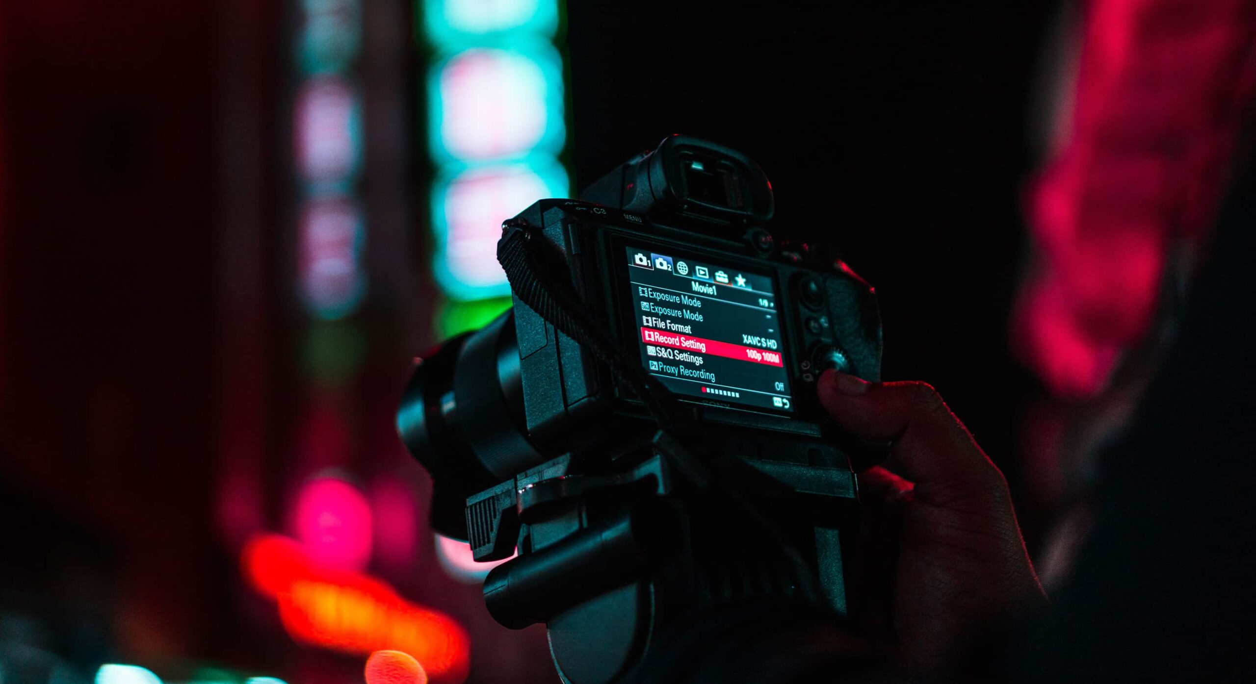 Sony A7III Camera on Film Set